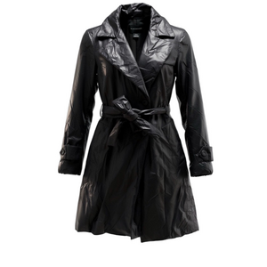 Club Monaco Black Nylon Puffer Wrap Pea Coat – Size XS – Like New!